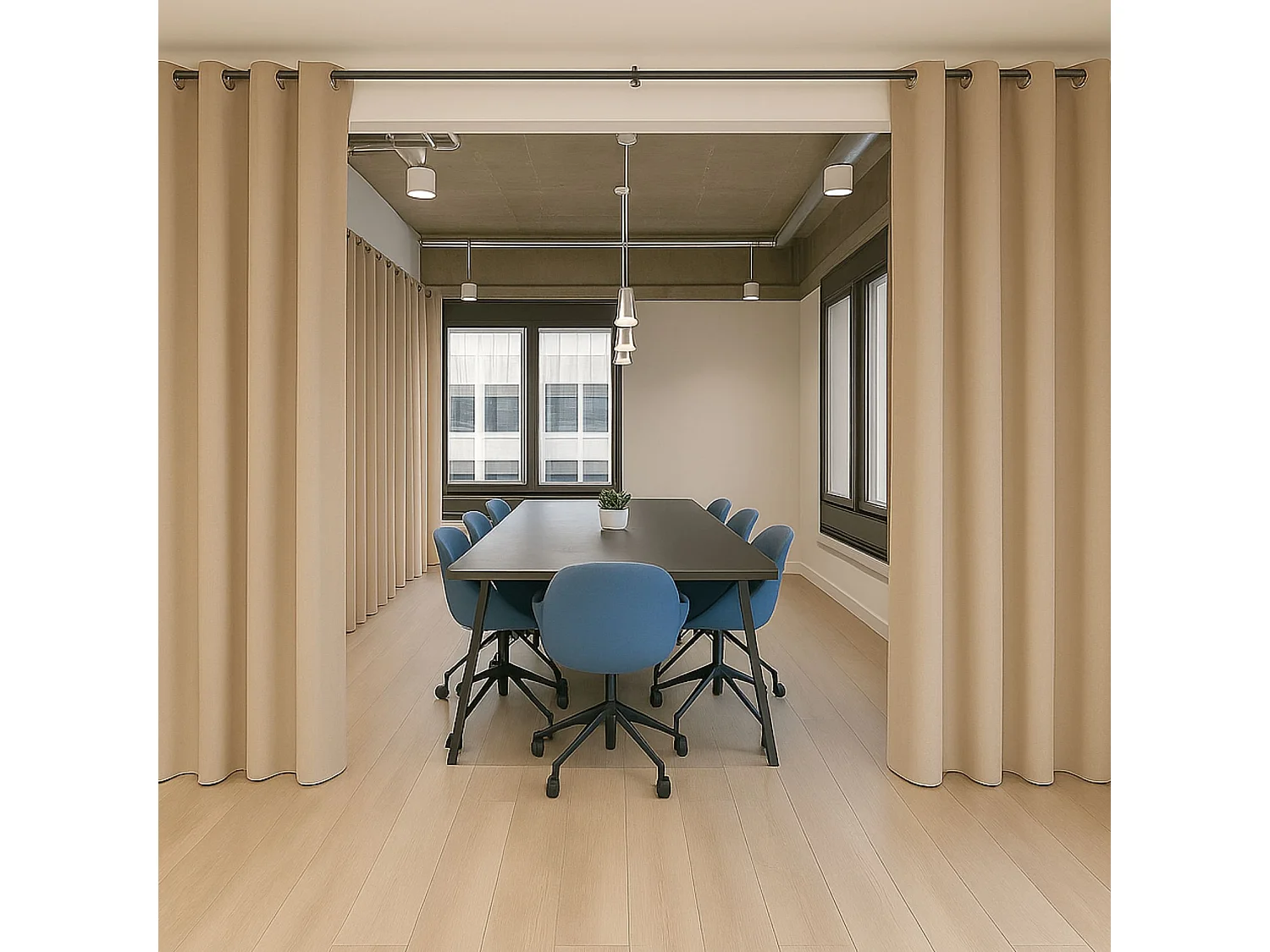 Rideau occultant ignifugé M1 non feu