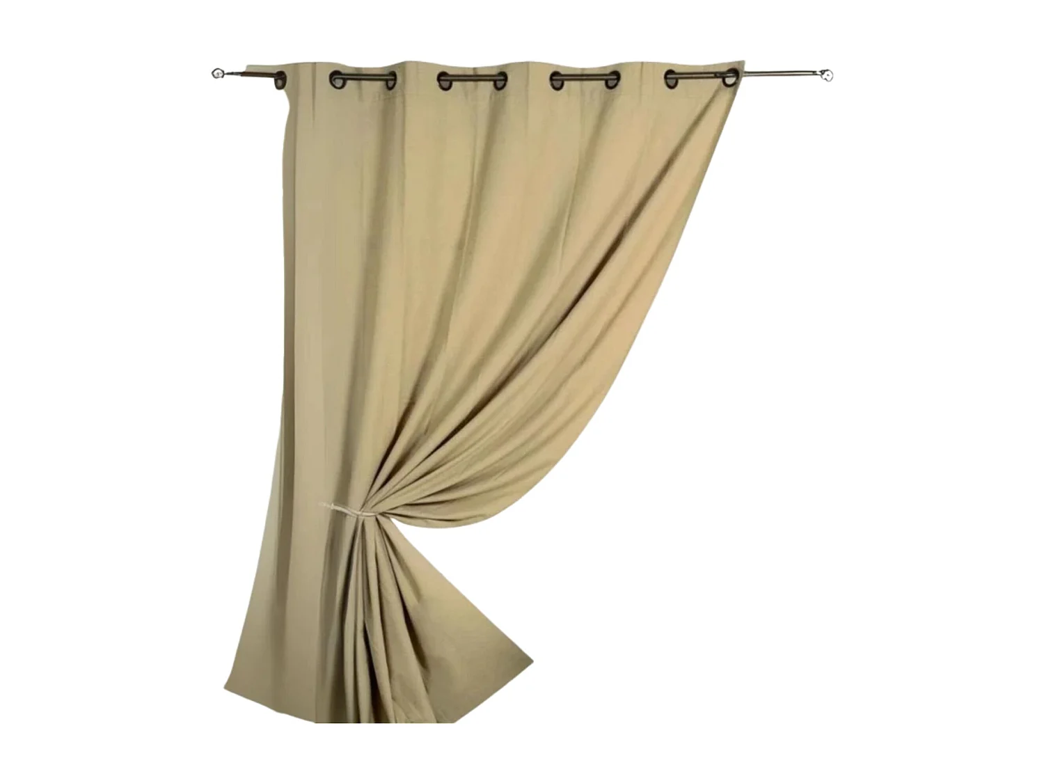 Vorhang 80% verdunkelnd im Fernsehen gesehen 140 x 260 cm