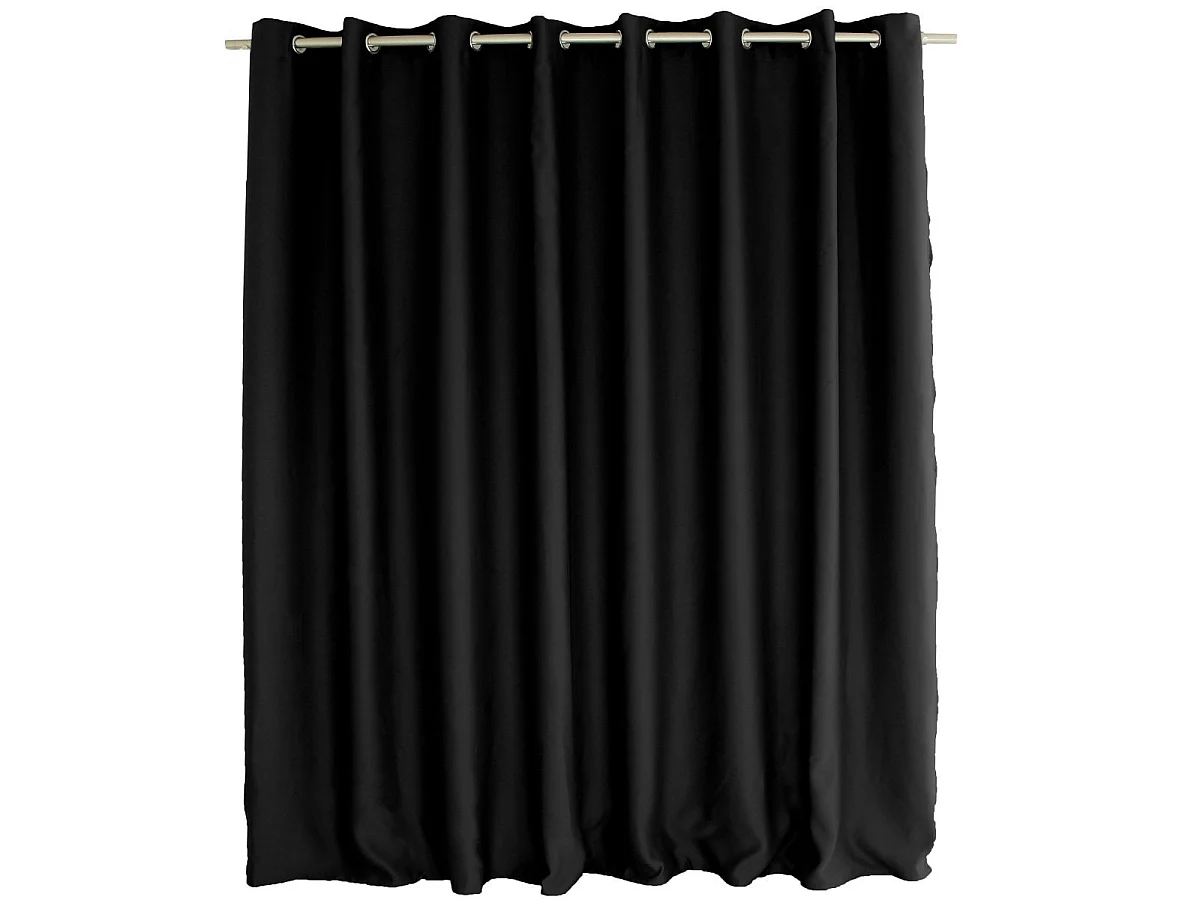 Rideau Occultant XL "Reglisse" 300x240cm Noir