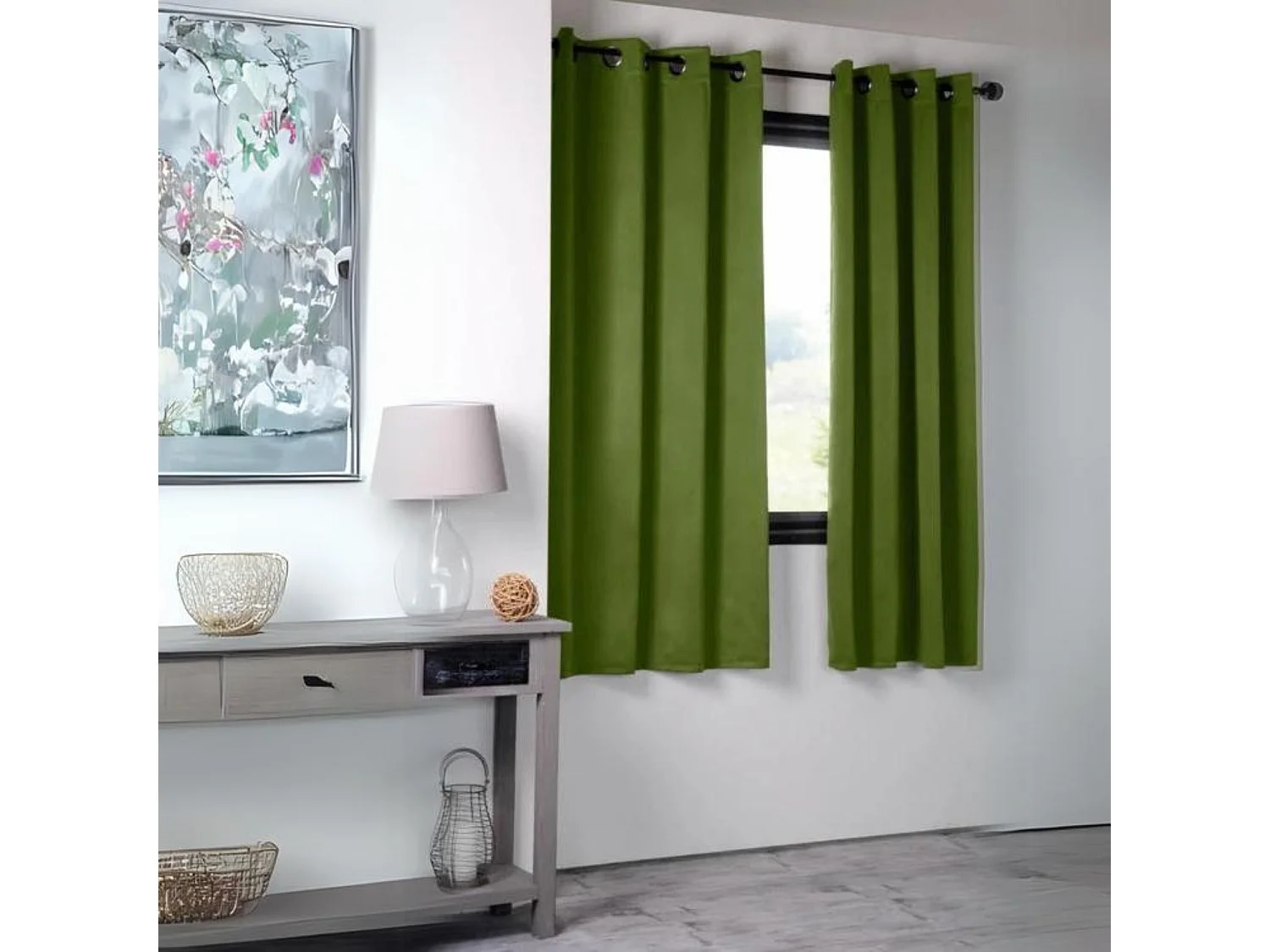 Cortina opaca unida 210gr/m² 135 x 180 cm