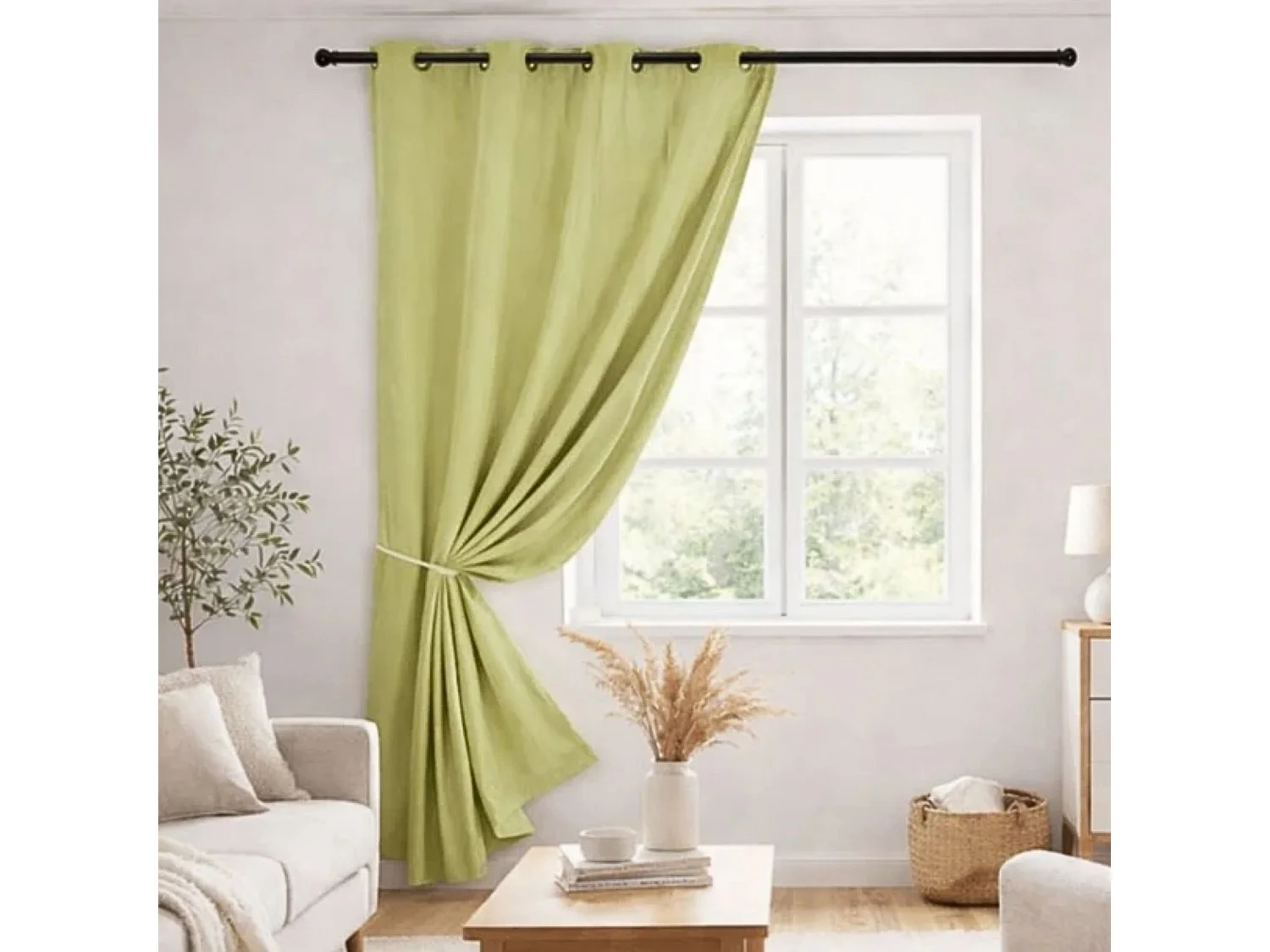 Vorhang 80% verdunkelnd im Fernsehen gesehen 140 x 260 cm