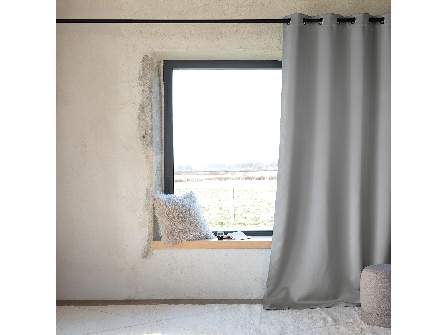 Cortina opaca ignífuga M1 140 x 180 cm