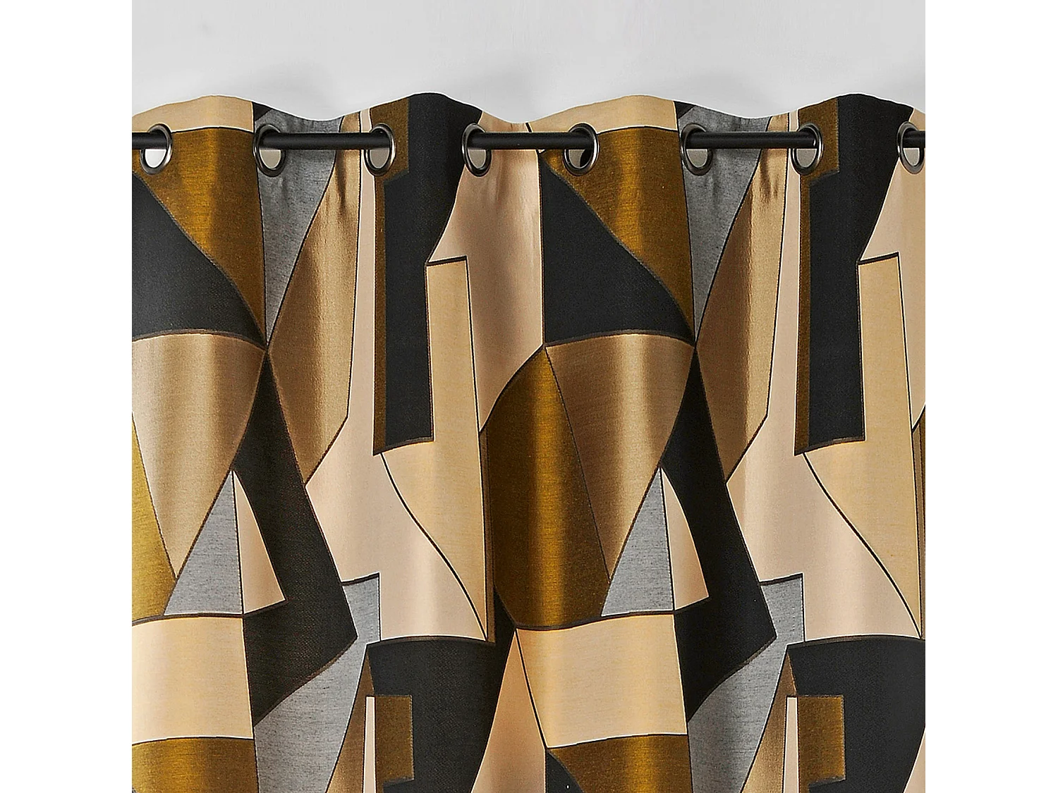 Rideau d'ameublement effet graphique