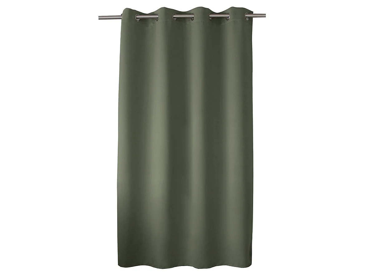 Rideau Thermique Occultant "Glacier" 135x180cm Vert Gris