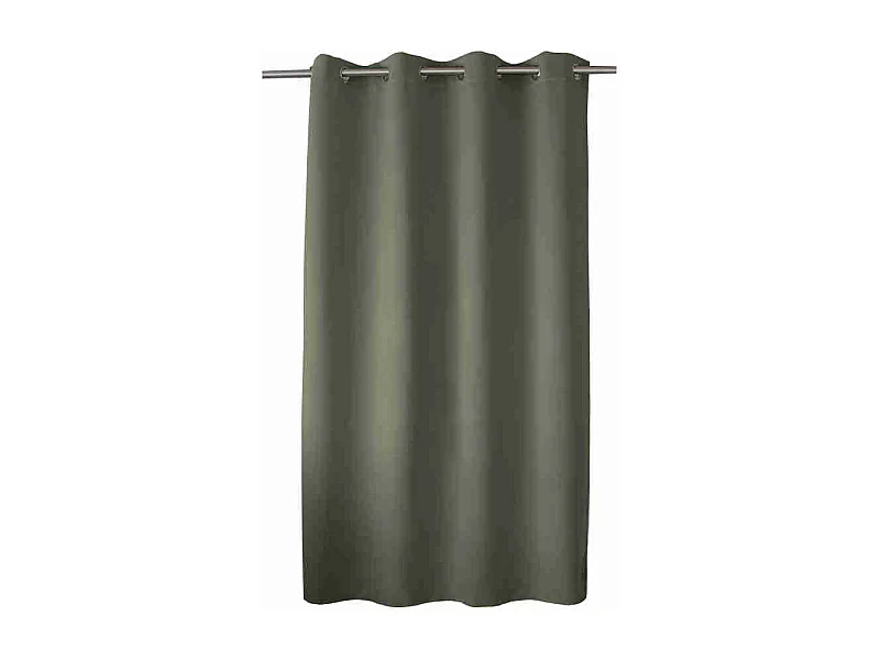 Rideau Thermique Occultant "Glacier" 135x180cm Vert Gris