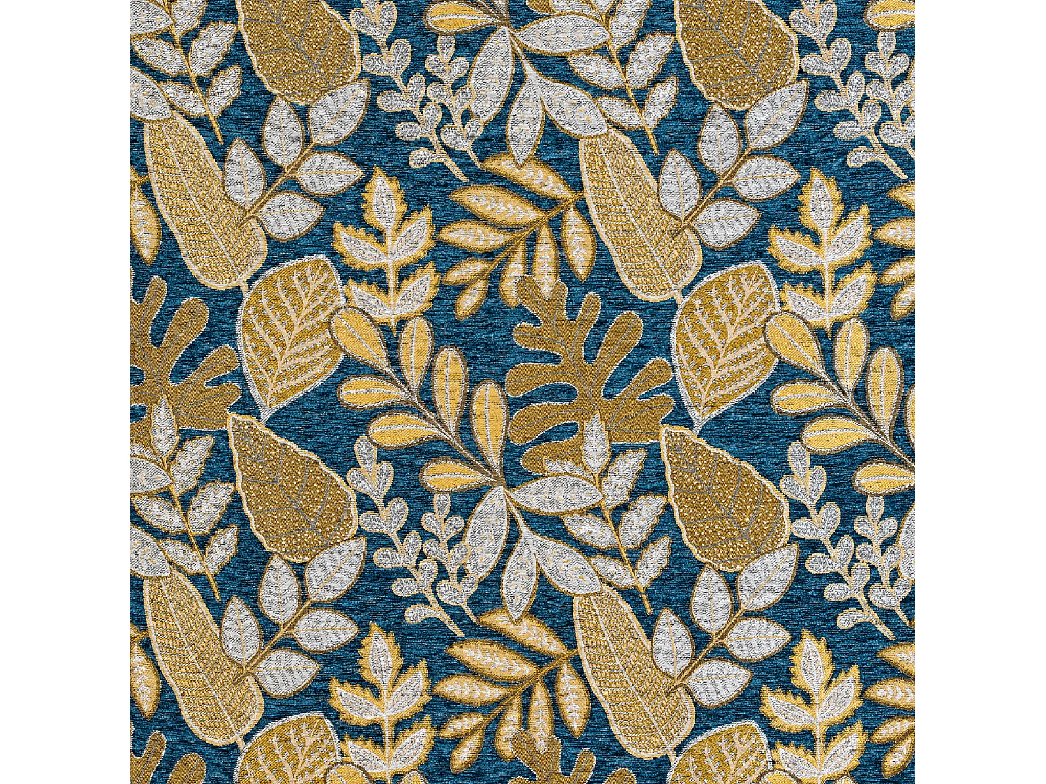 Cortina con Ojetes Motivo Vegetal Vintage 140 x 250 cm