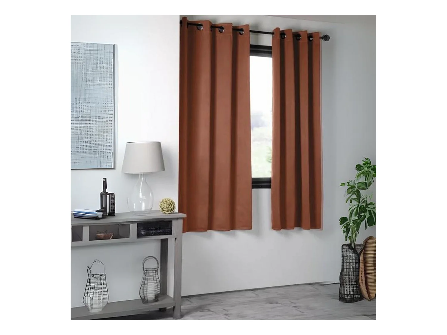 Verdunkelnder einfarbiger Vorhang, 210 g/m² 140 x 280 cm