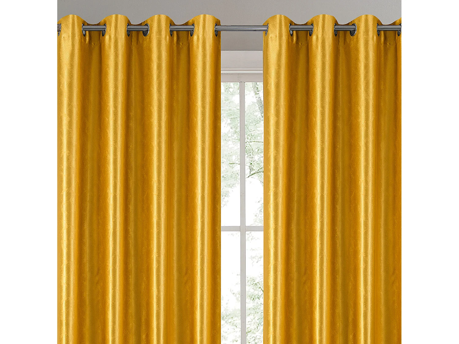 Paire de rideaux occultants à motifs géométriques