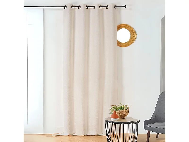 Cortina con aspecto texturizado en bucle