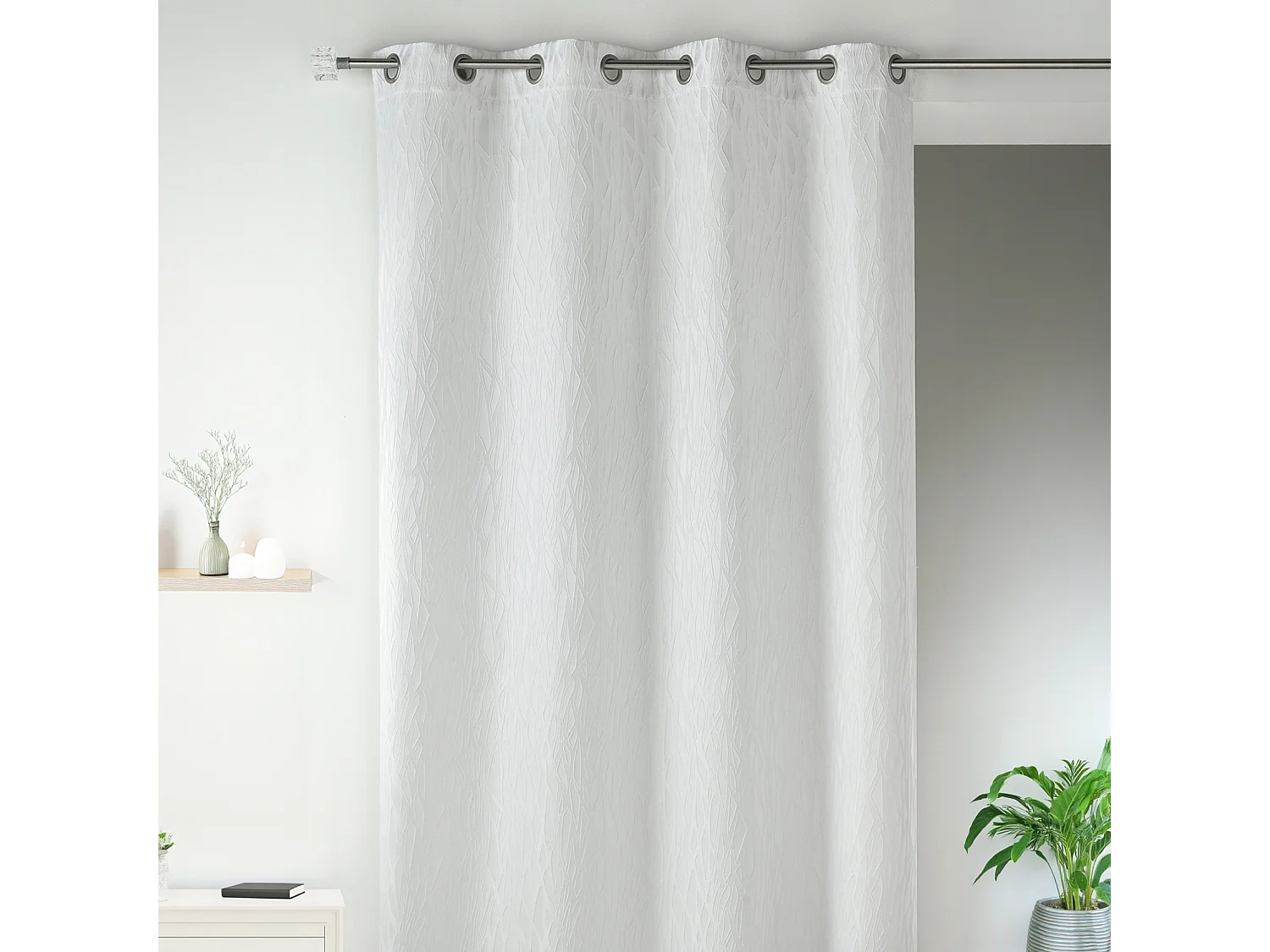 Cortina en jacquard fantasía 135 x 260 cm