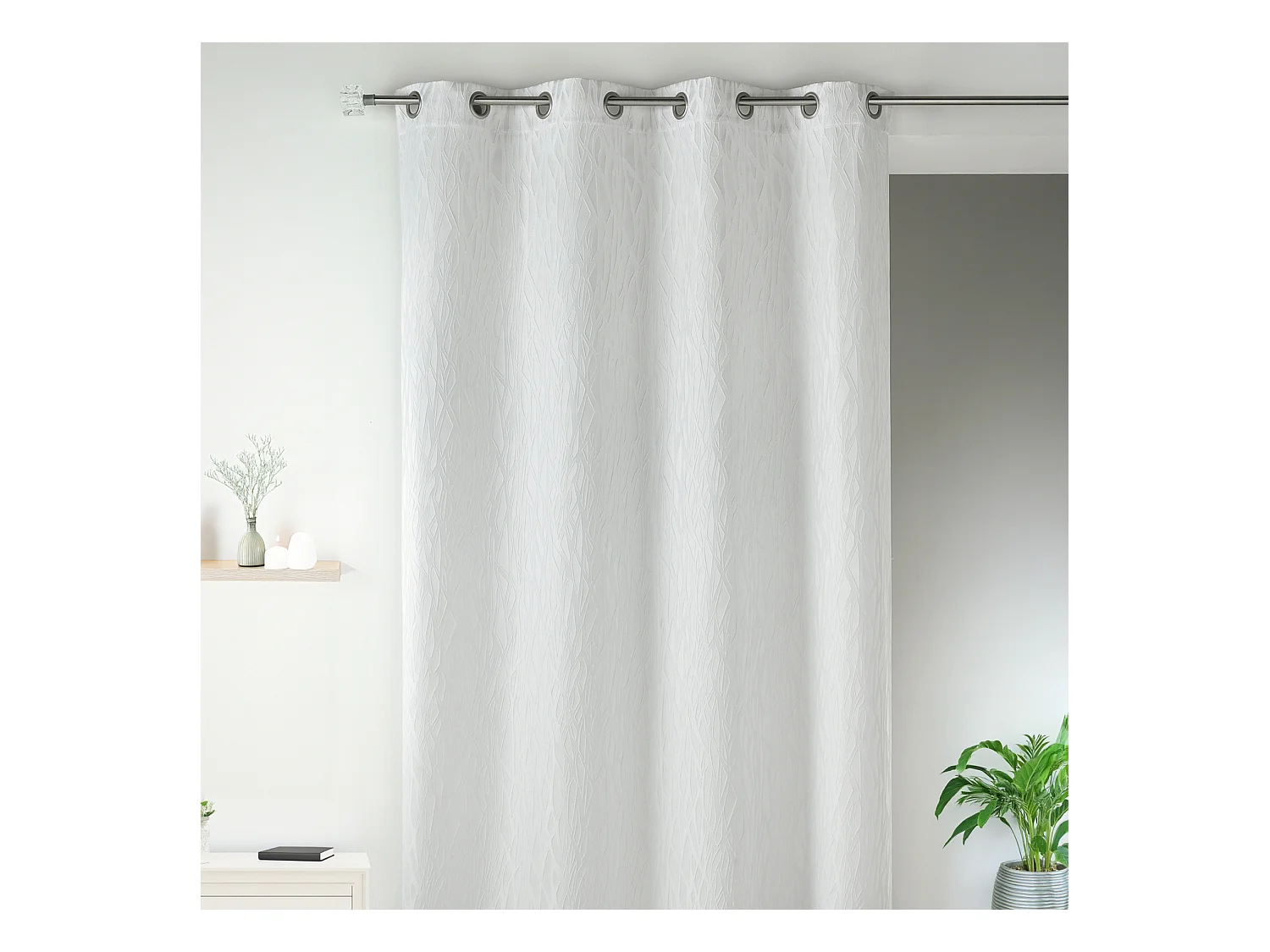 Rideau en jacquard fantaisie