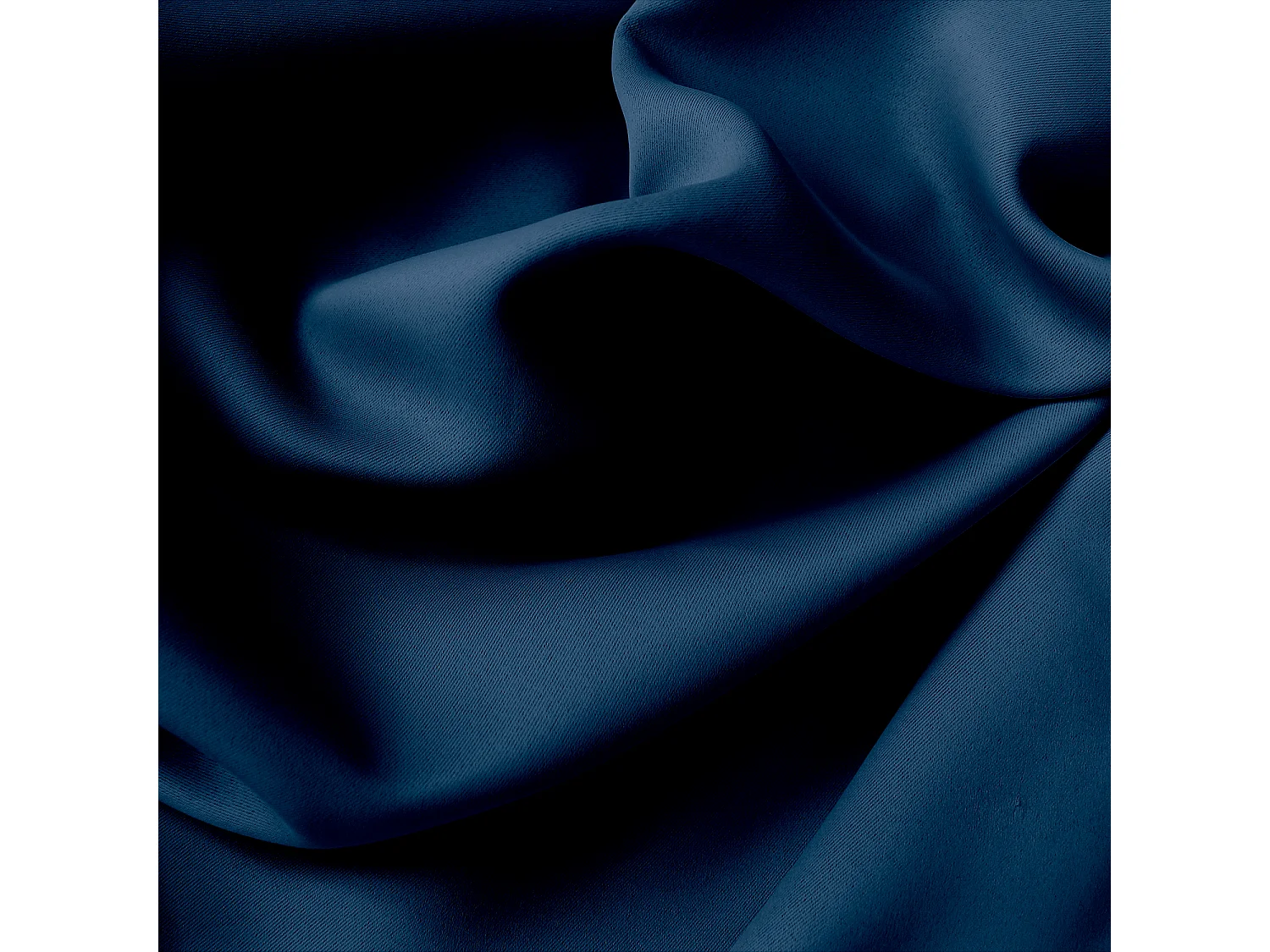 Rideau Occultant à Œillets "Reglisse" 140x180cm Bleu Marine
