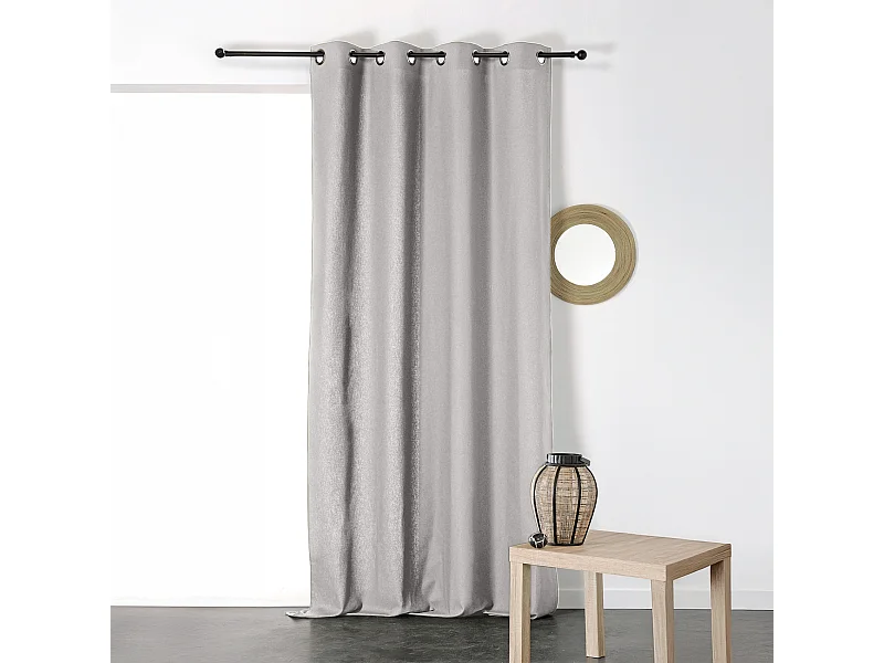 Rideau en Coton et Lin Uni XXL