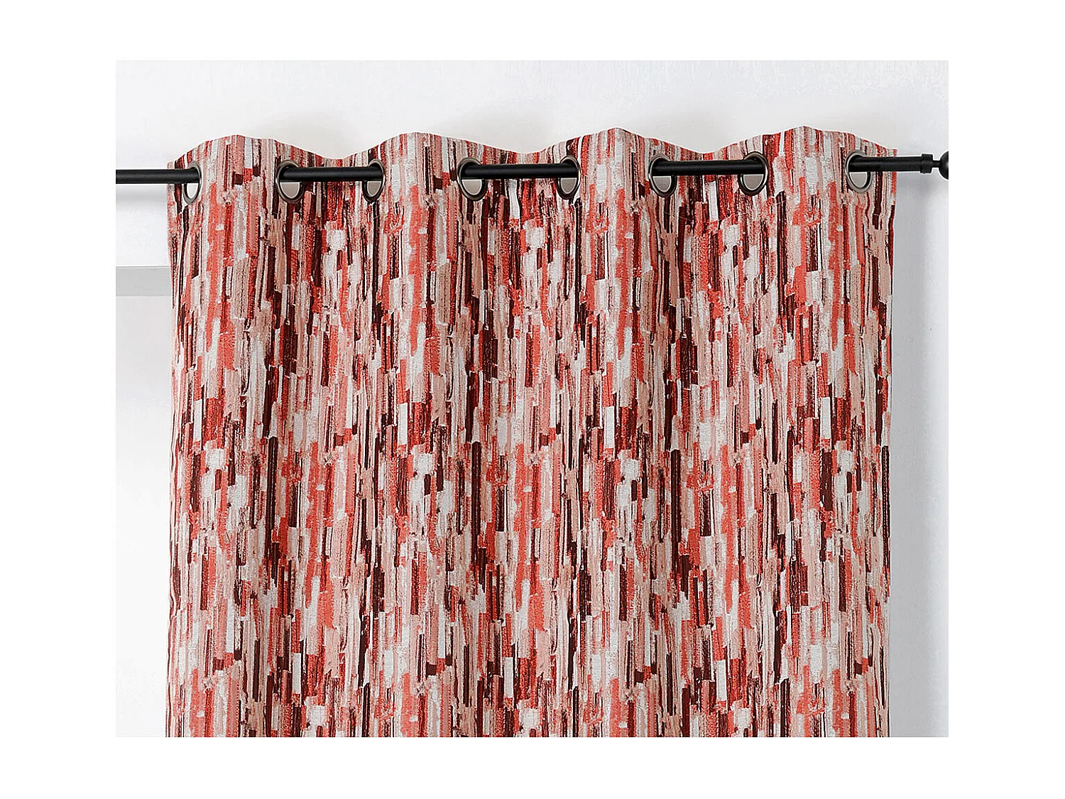 Cortina de mobiliario con impresiones abstractas 135 x 240 cm