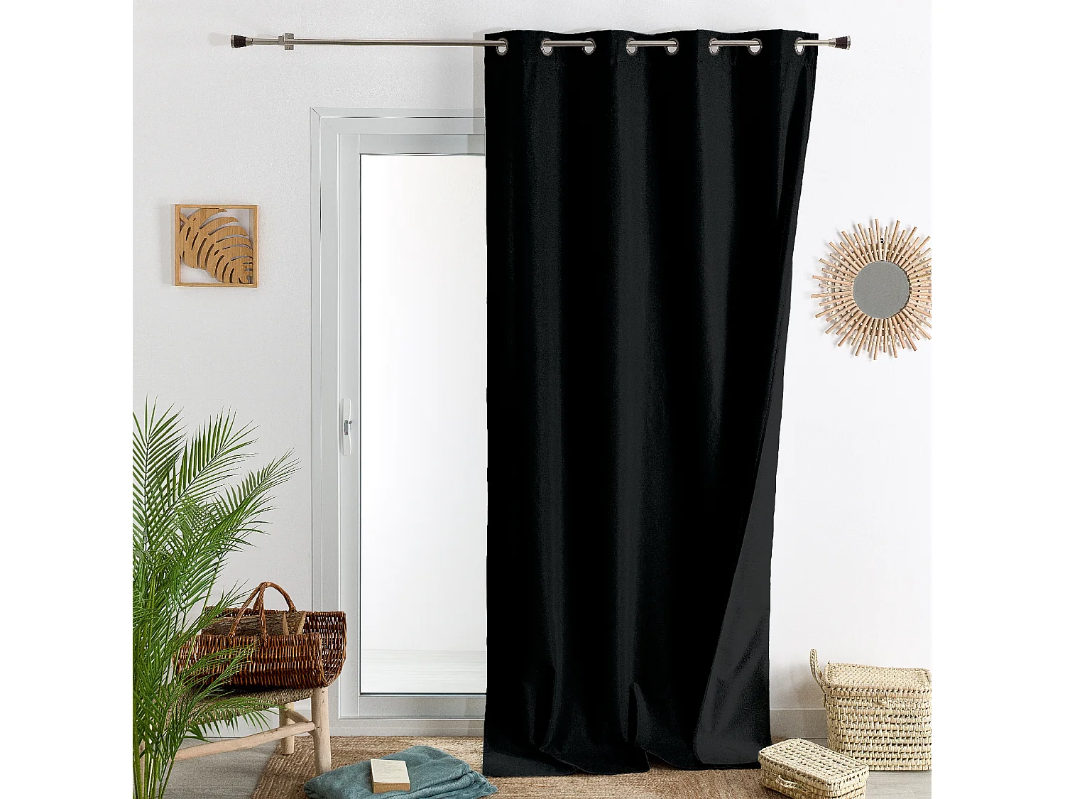 Rideau thermique occultant 100% doublure polaire