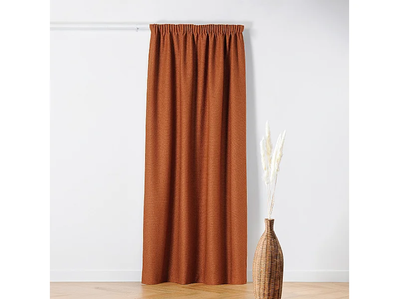 Cortina Térmica con Galón Fruncidor Efecto Boucle