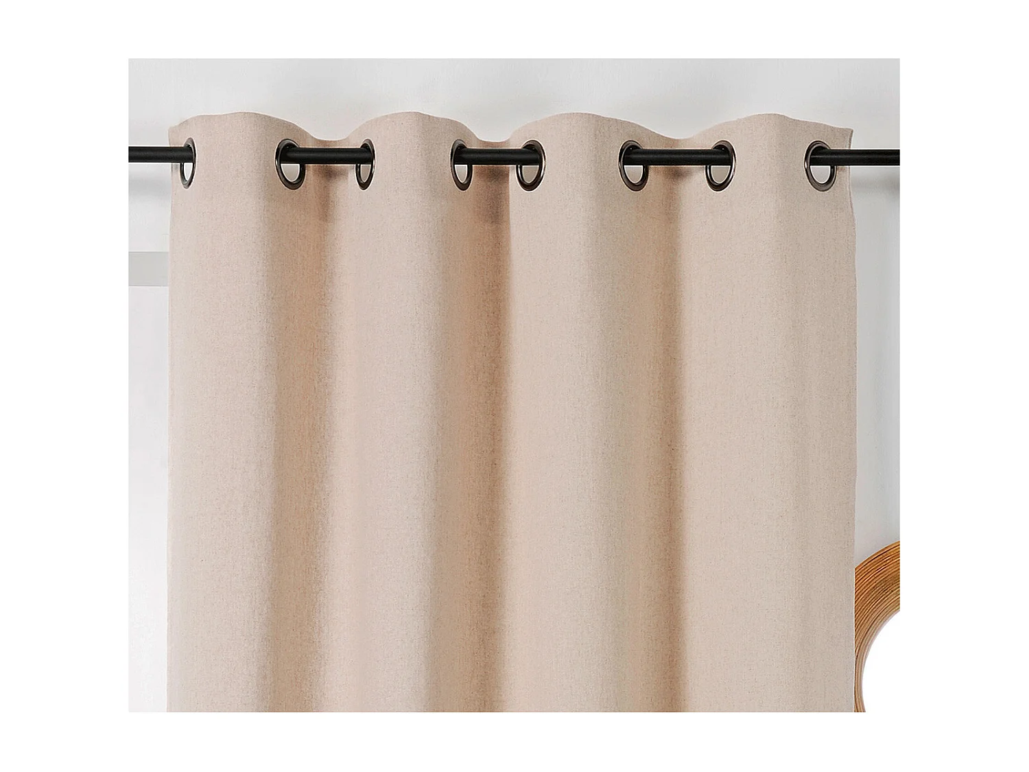 Cortina de algodón y cáñamo