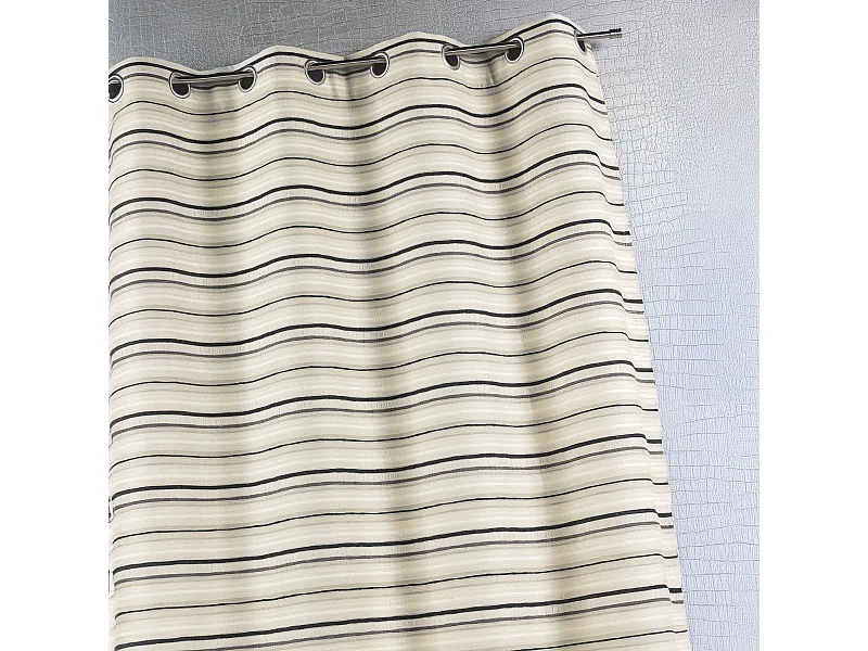 Dekoschal feine Querstreifen 140 x 260 cm