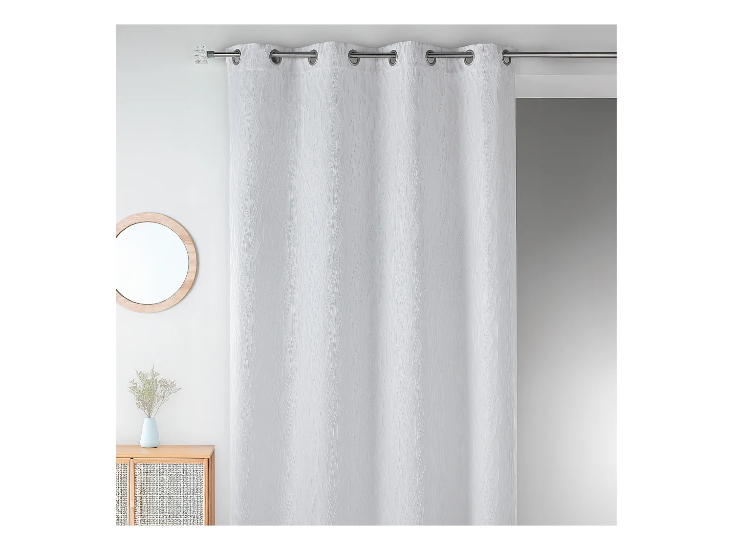 Rideau en jacquard fantaisie