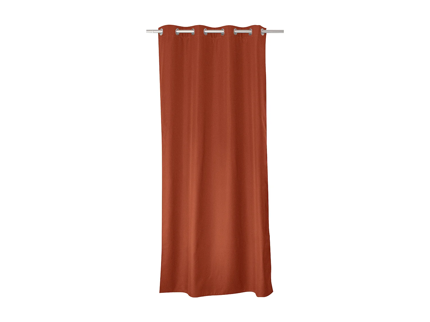 Rideau Thermique Occultant "Glacier" 135x180cm Terracotta