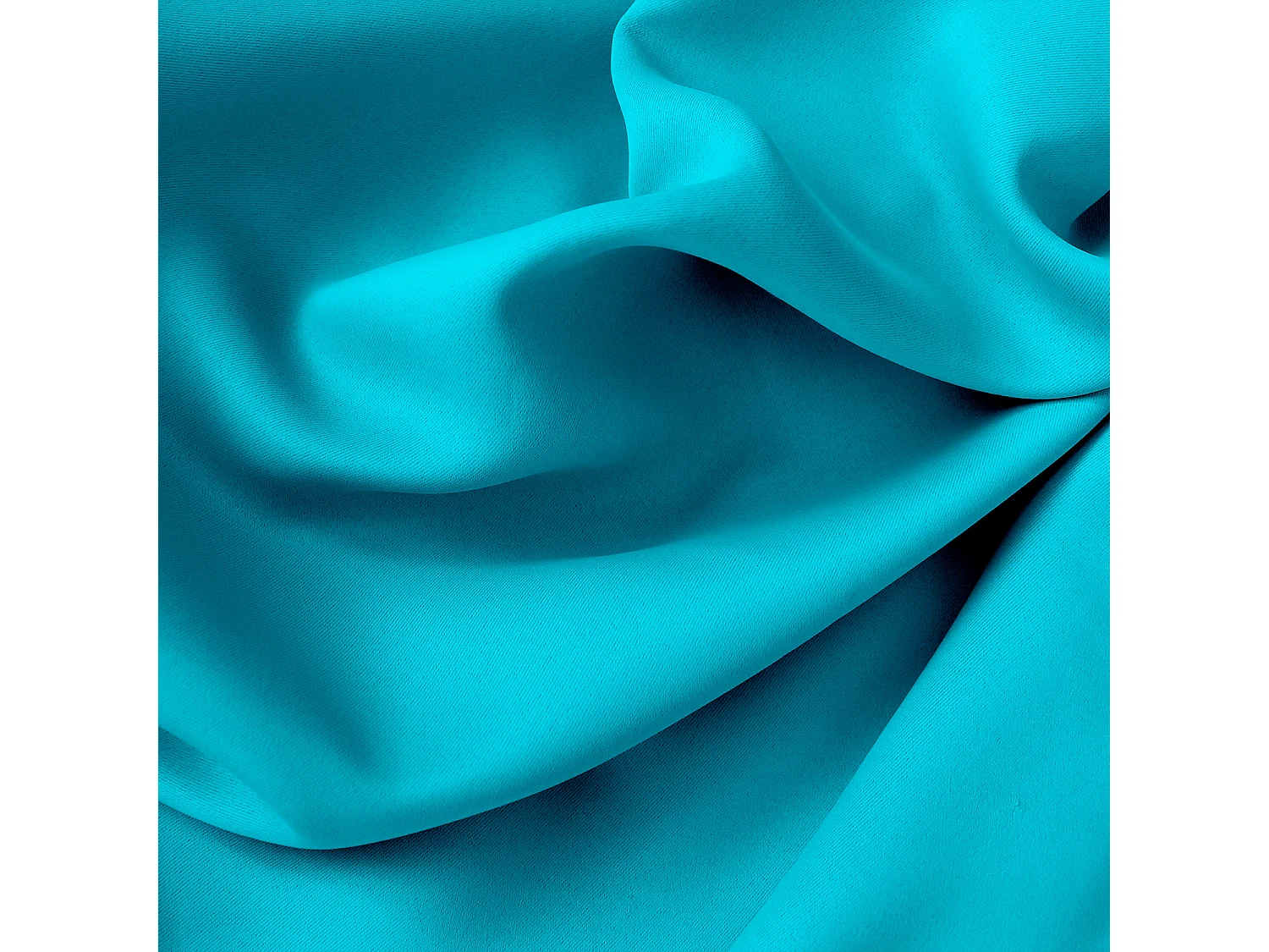 Rideau Occultant à Œillets "Reglisse" 140x180cm Turquoise