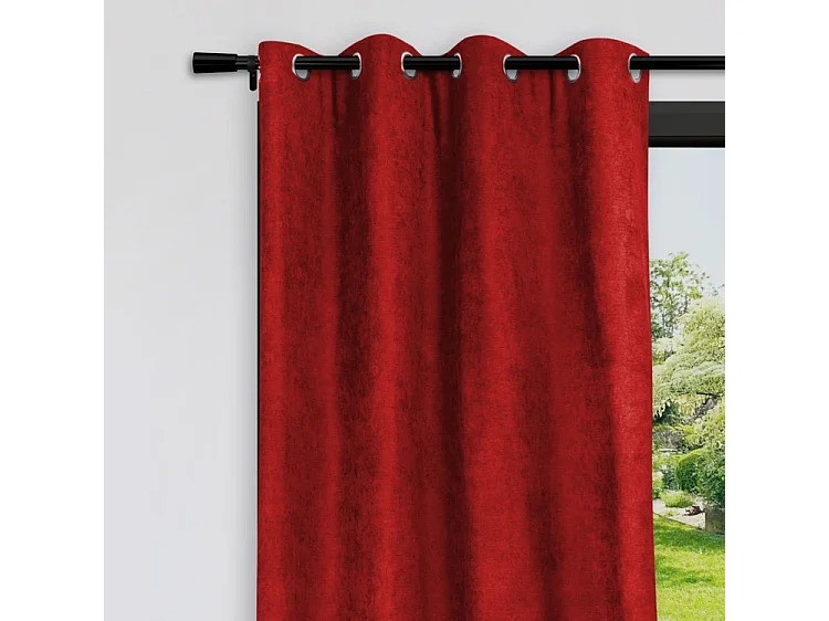 Cortina antifrío doble forrada de polar