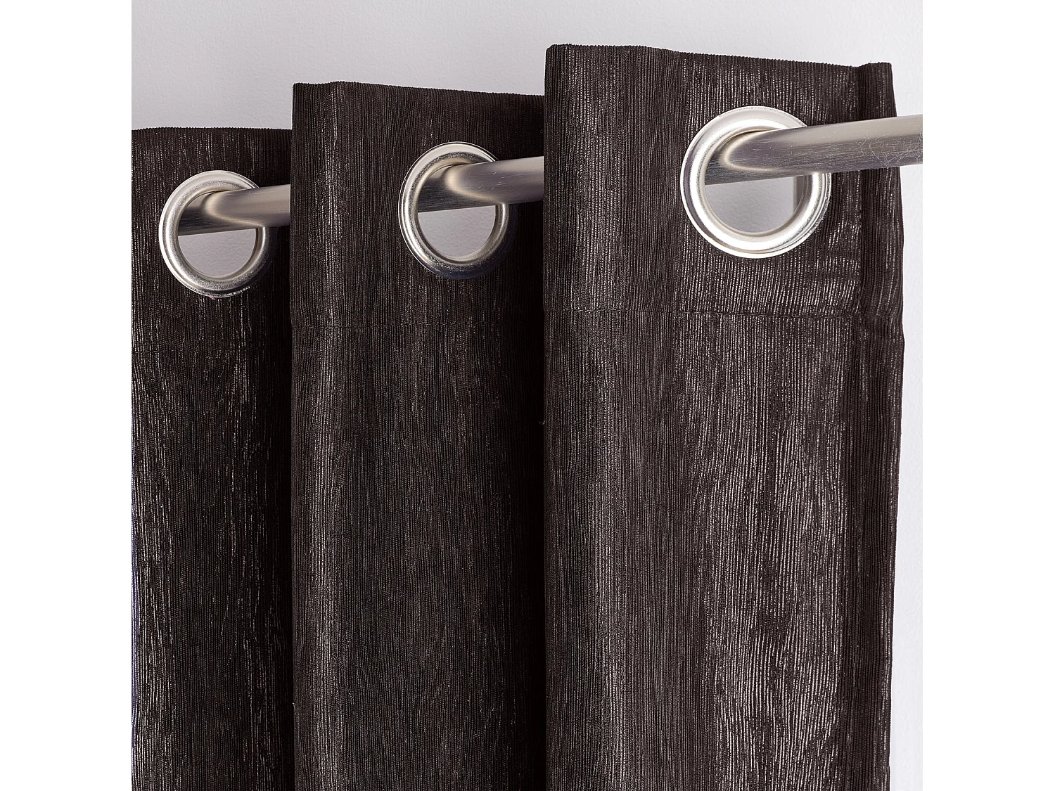 Cortina Doble Color Liso Falso