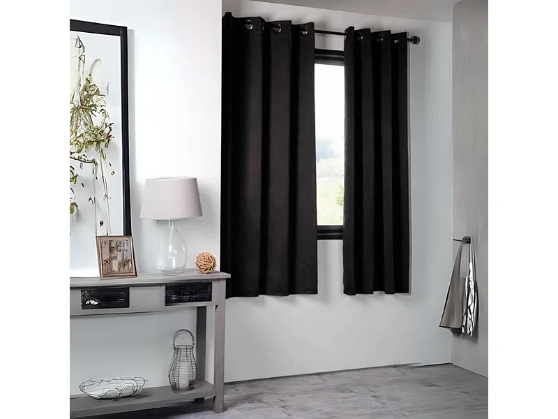 Verdunkelnder einfarbiger Vorhang, 210 g/m² 135 x 180 cm