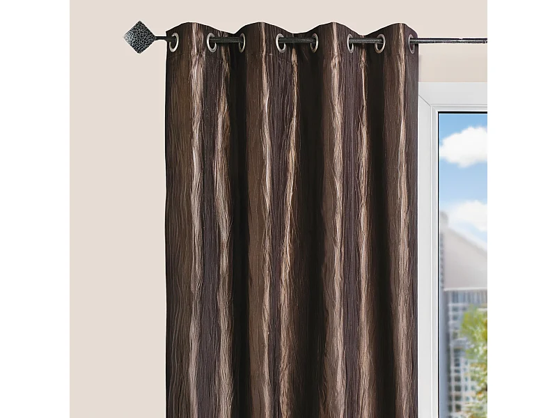 Cortina en Tafetán Arrugado