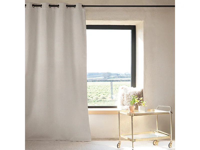 Cortina 100% opaca de doble cara para muebles 135 x 260 cm