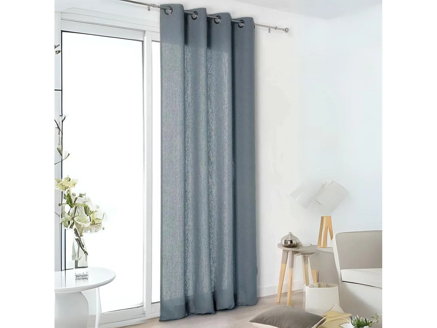 Cortina "auténtica" 100% lino