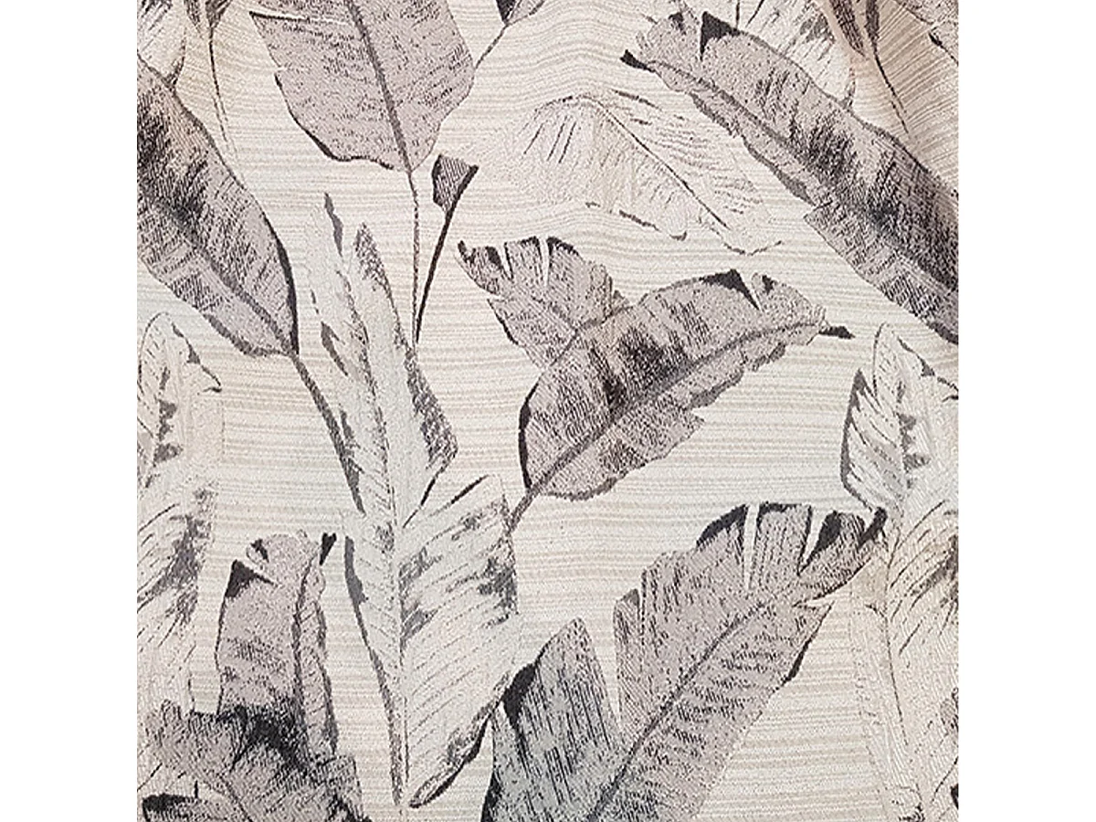 Cortina semi-opaca con motivo plumas 135 x 240 cm