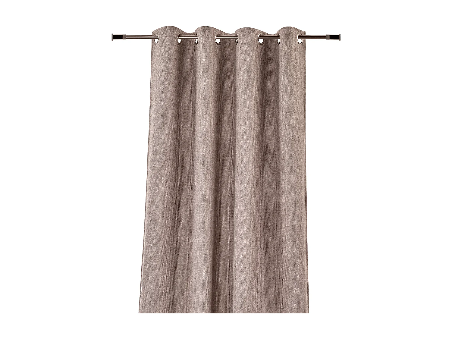 Rideau thermique à œillets avec doublure polaire