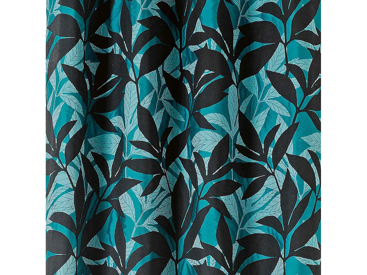 Möbelvorhang mit exotischen Blättern