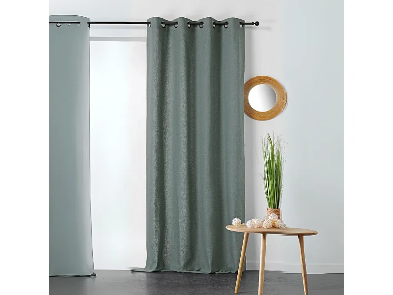 Vorhang aus Baumwolle und Hanf