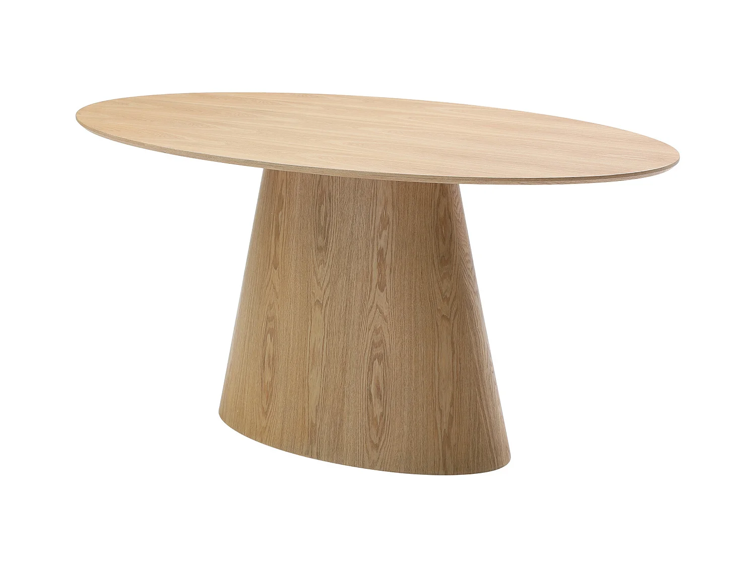 Ensemble table ANTELADA + 4 chaises NIYAMA - Naturel clair et gris