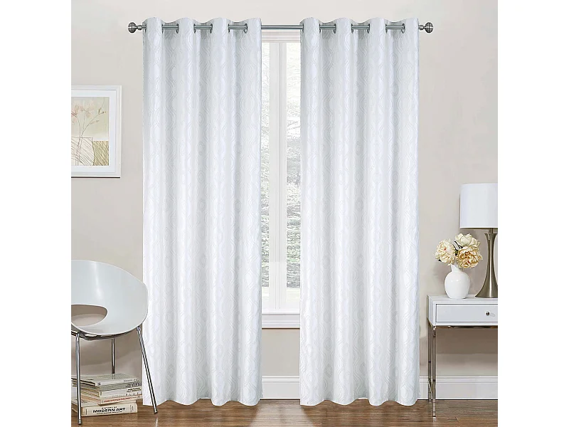 Paire de rideaux obscurcissant à motifs