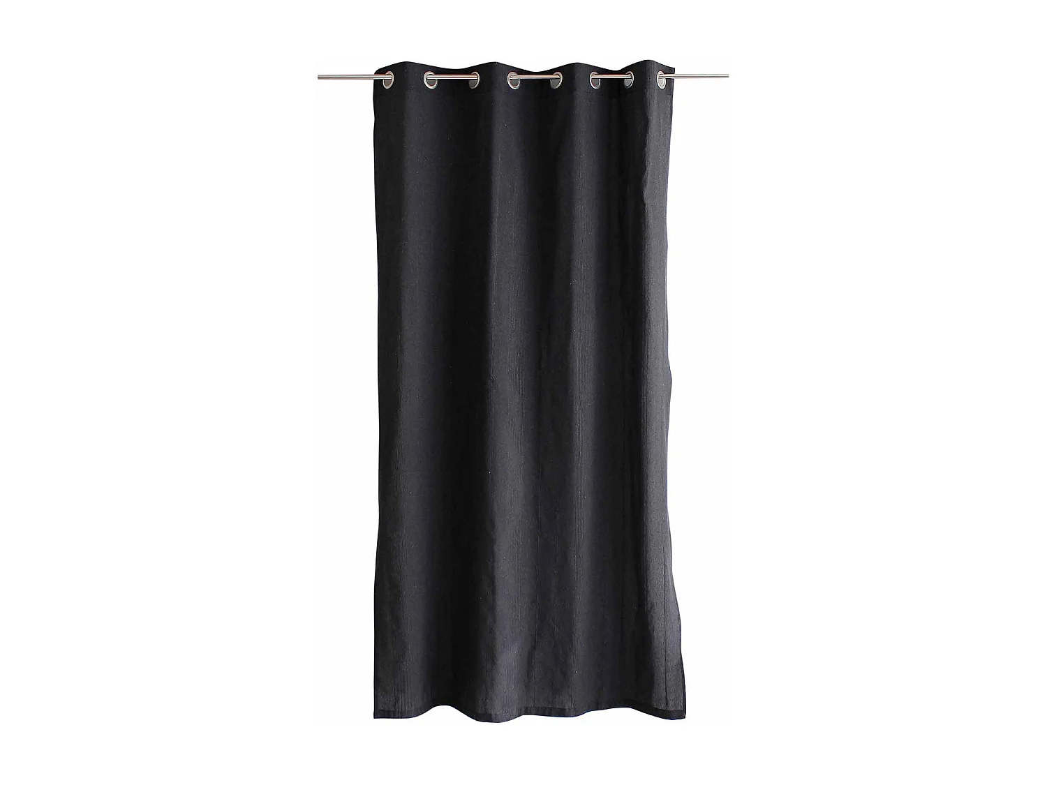 Rideau à Œillets "Bombay" 140x240cm Anthracite