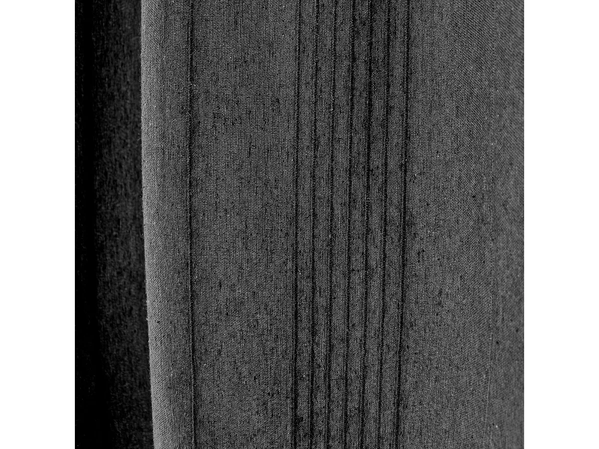 Rideau à Œillets "Bombay" 140x240cm Anthracite