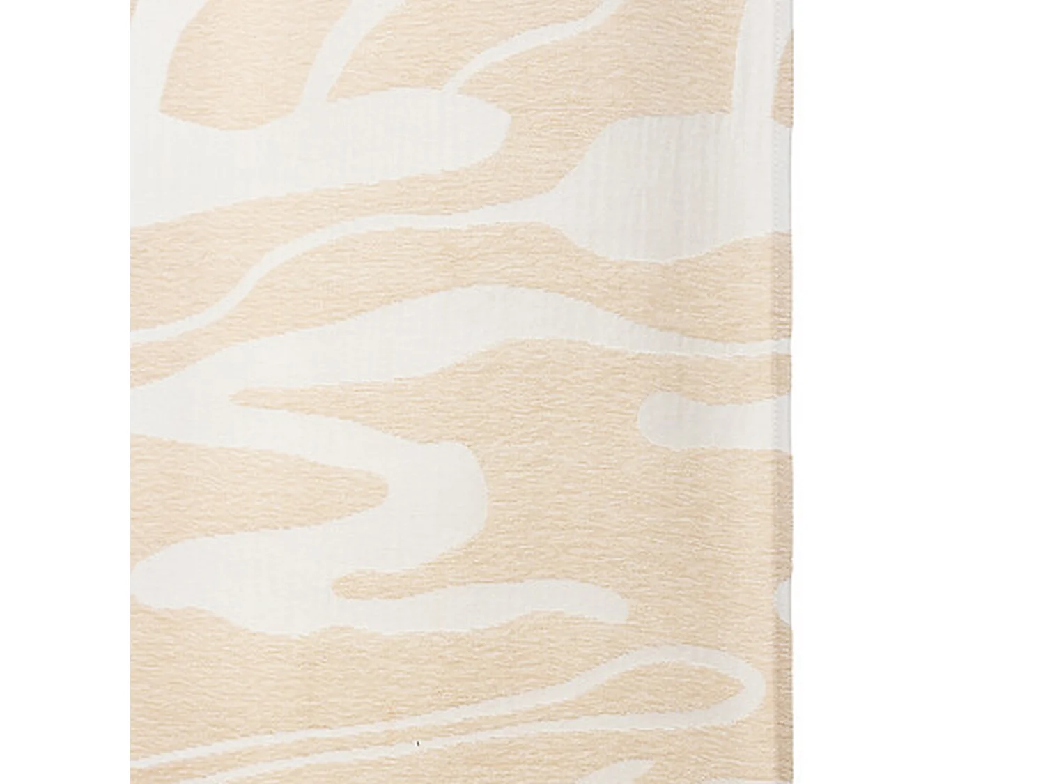 Ösenvorhang aus Jacquard-Chenille mit abstraktem Welleneffekt 140 x 260 cm