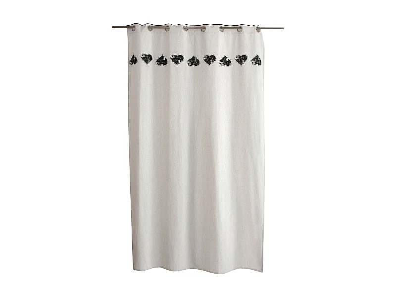 Rideau à Œillets "Épicéa" 140x240cm Beige