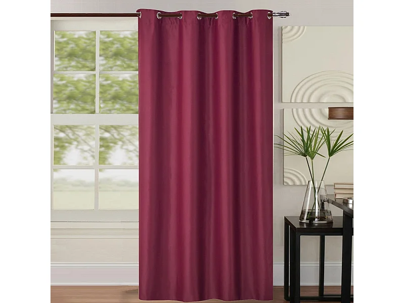 Rideau occultant uni coloré