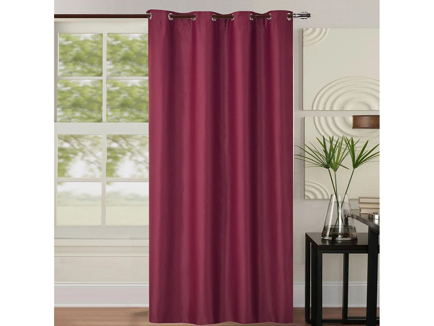 Rideau occultant uni coloré