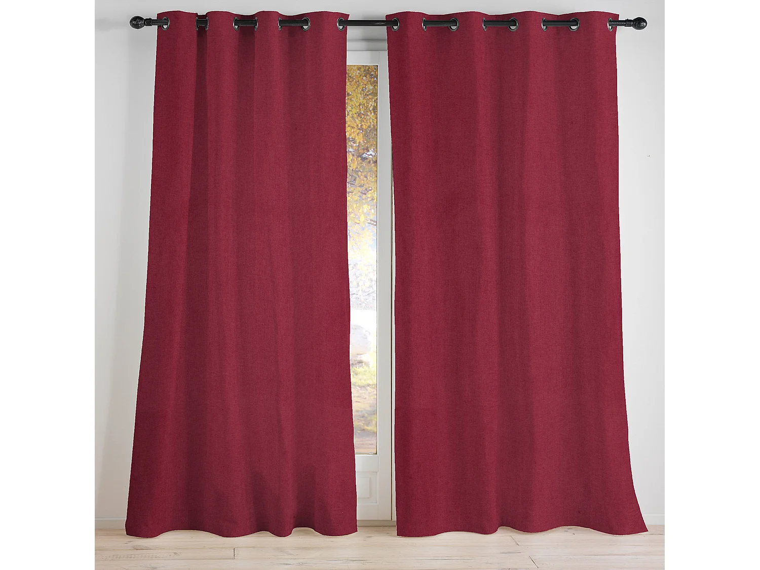 Cortina 100% ocultante unida y colorada 140 x 260 cm