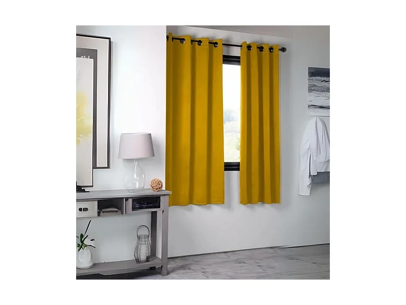 Verdunkelnder einfarbiger Vorhang, 210 g/m² 135 x 180 cm