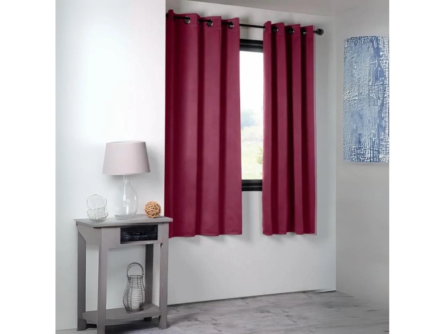 Cortina opaca unida 210gr/m² 135 x 180 cm