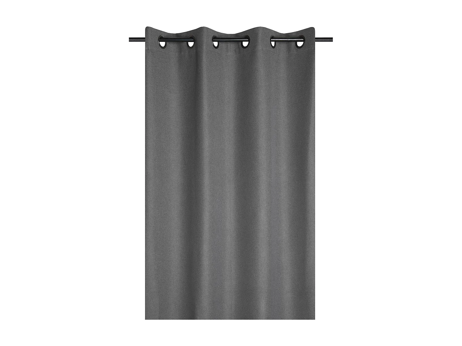 Blickdichter Vorhang mit Tweed-Effekt 140 x 260 cm