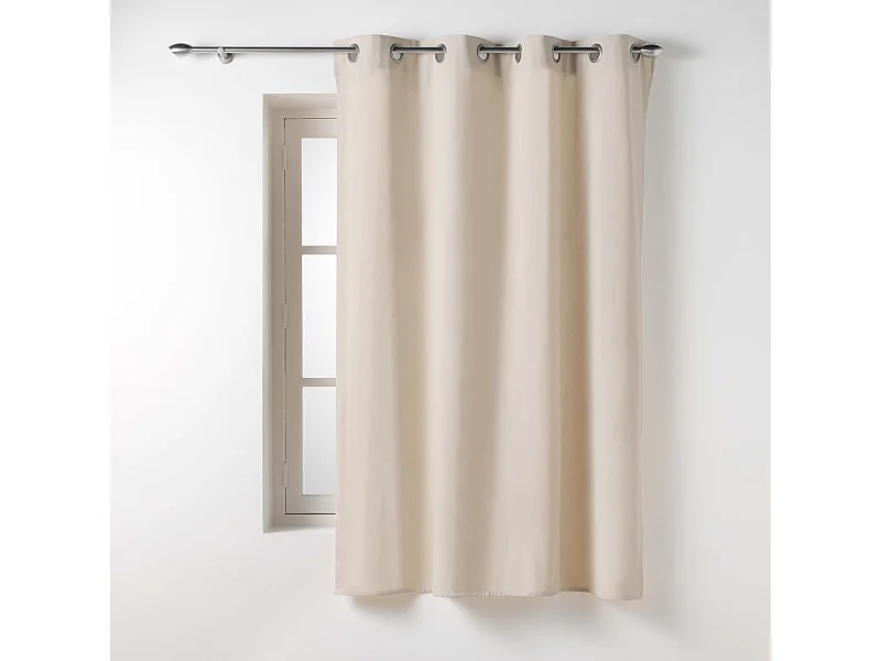 Visillo de decoración de poliéster/algodón reciclado 135 x 180 cm