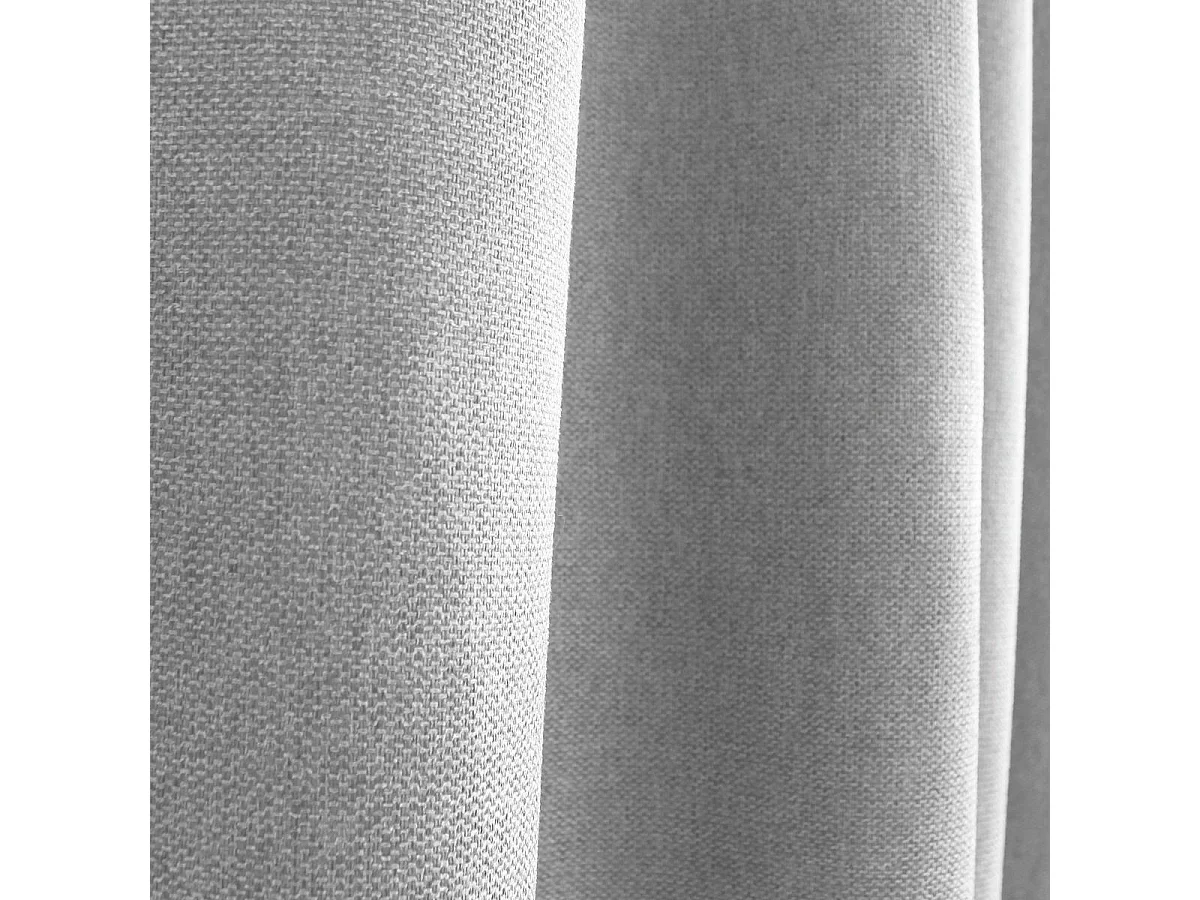 Ösenvorhang aus Chenille-Samt 140 x 240 cm