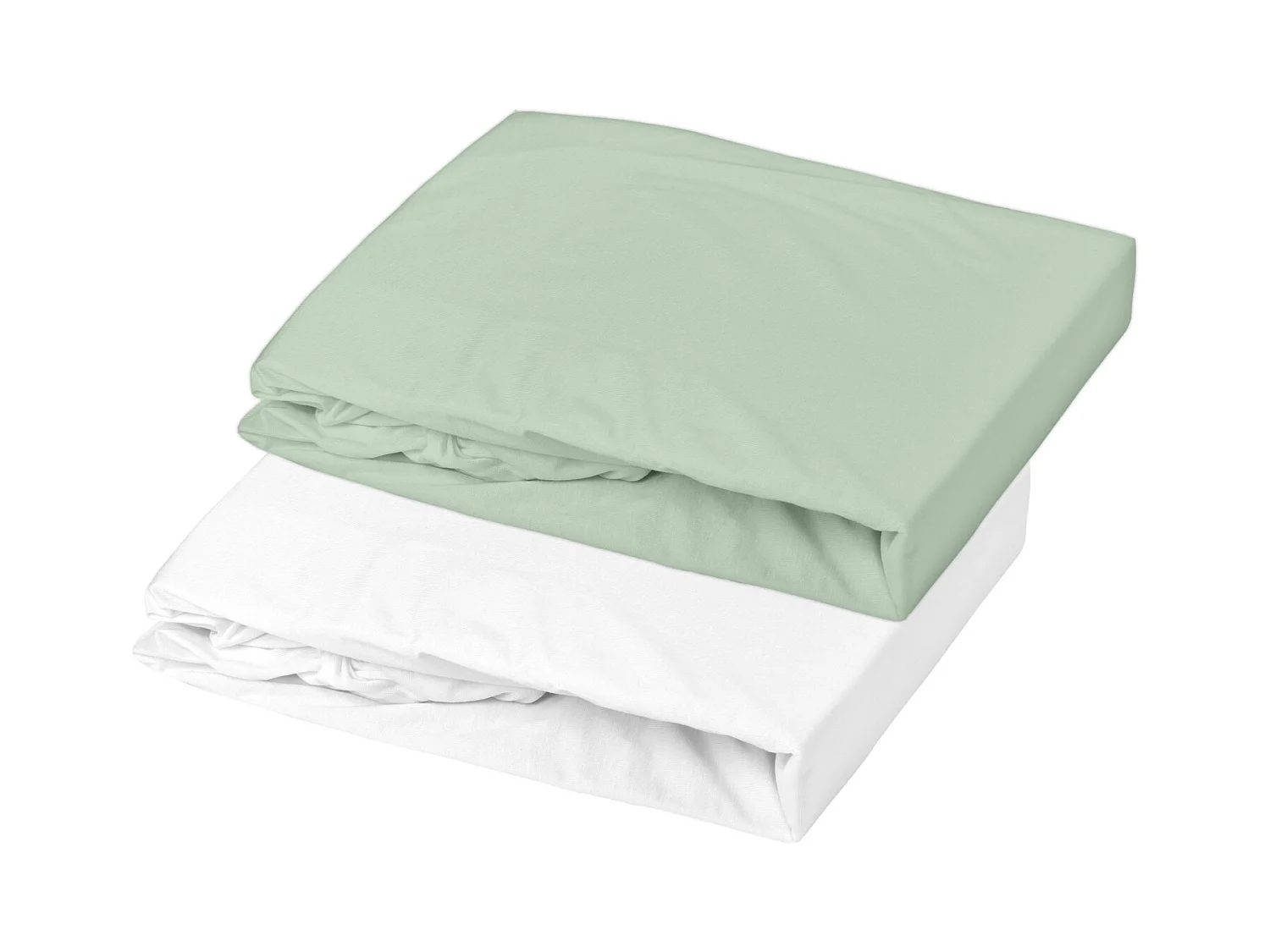 Lot de 2 draps housse en jersey